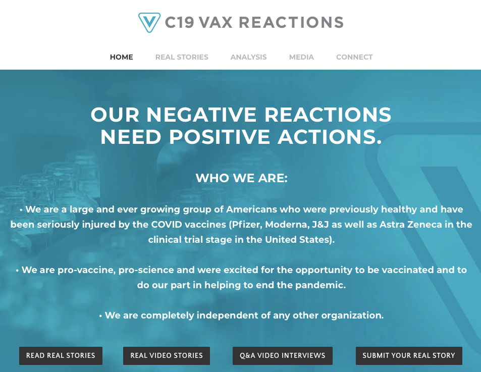 C19 Vax Reactions