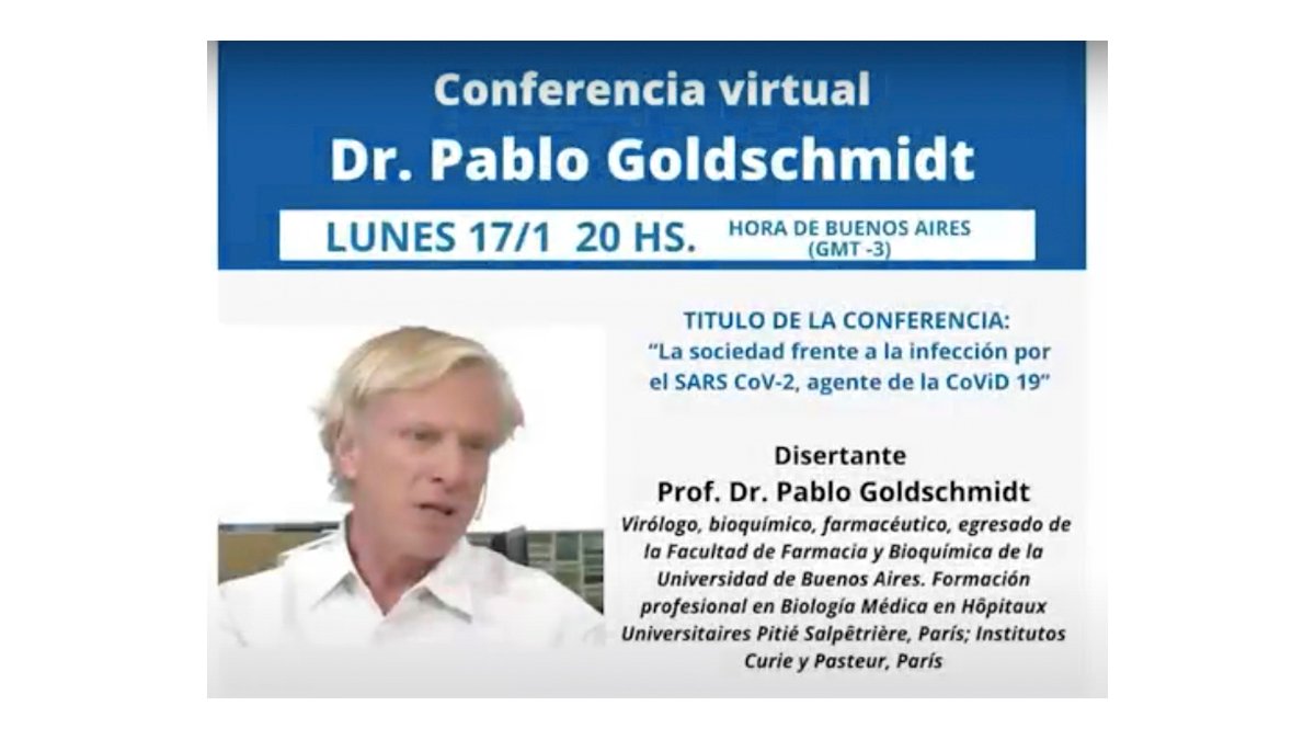 Conferencia Dr. Pablo Goldschmidt